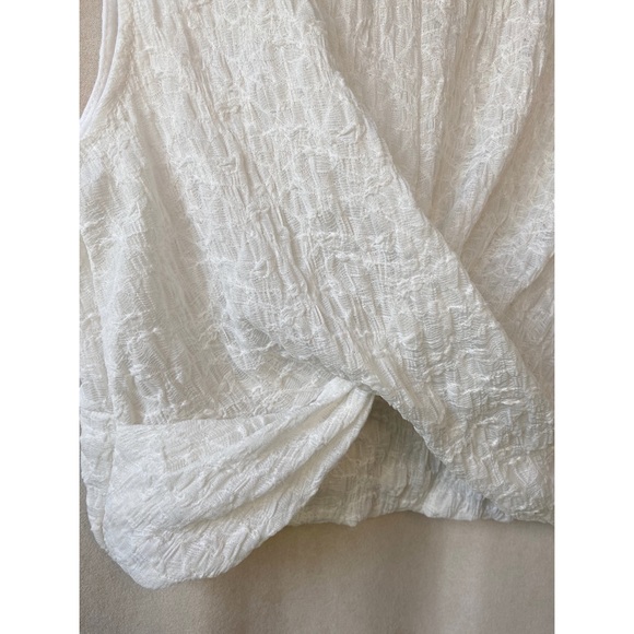 Topshop Crepe Wrap Front Sleeveless Top - Picture 5 of 6